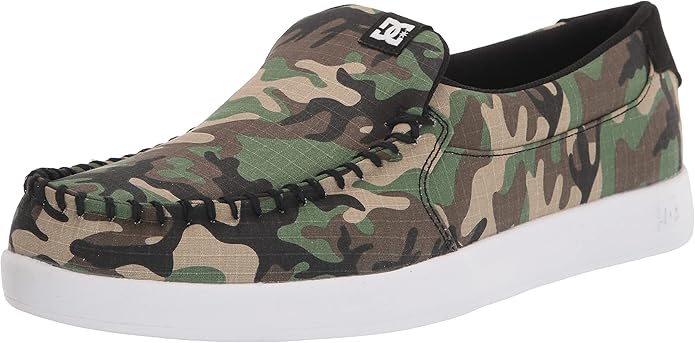 DC Men's Villain Slip On Low Top Sneaker for Casual Comfort