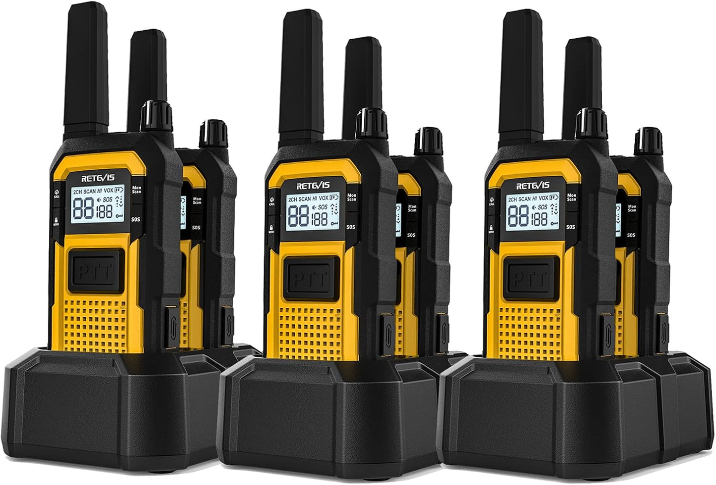 Retevis RB48 Long Range Walkie Talkies for Job Site Use