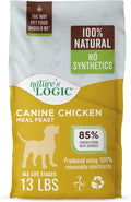 NATURE'S LOGIC Dry Dog Food - 100% Natural High Protein Chicken Meal