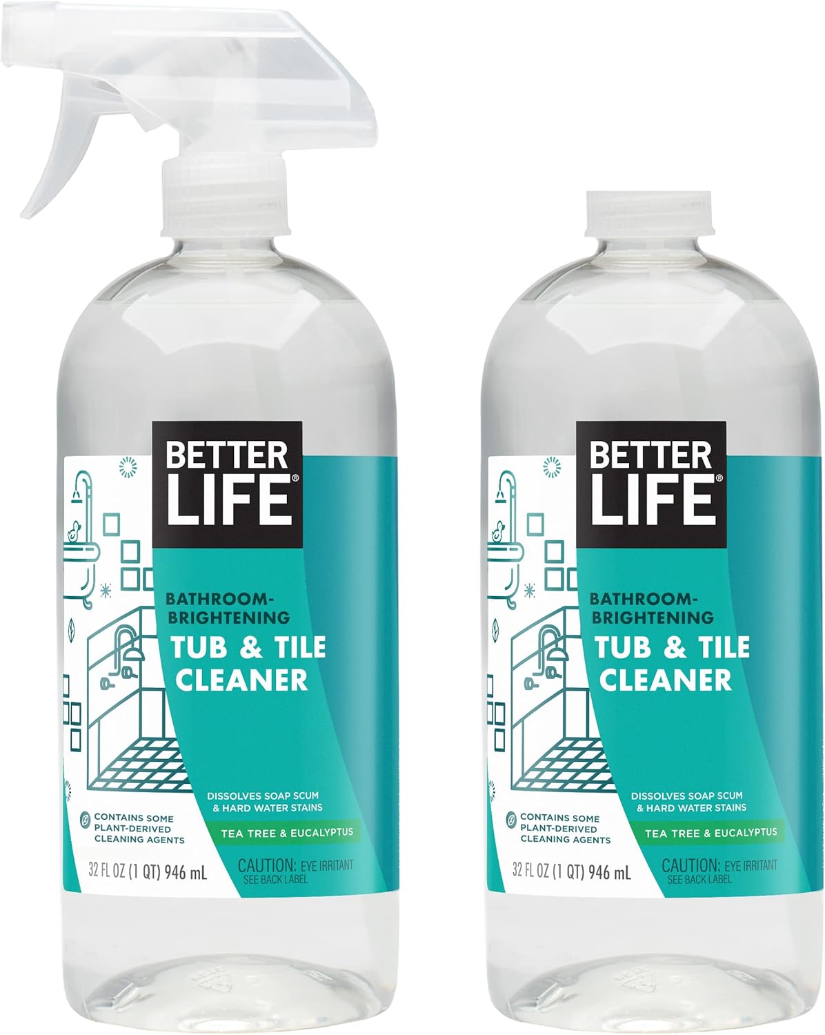 Tea Tree Foaming Shower Cleaner Duo - Mold Remover