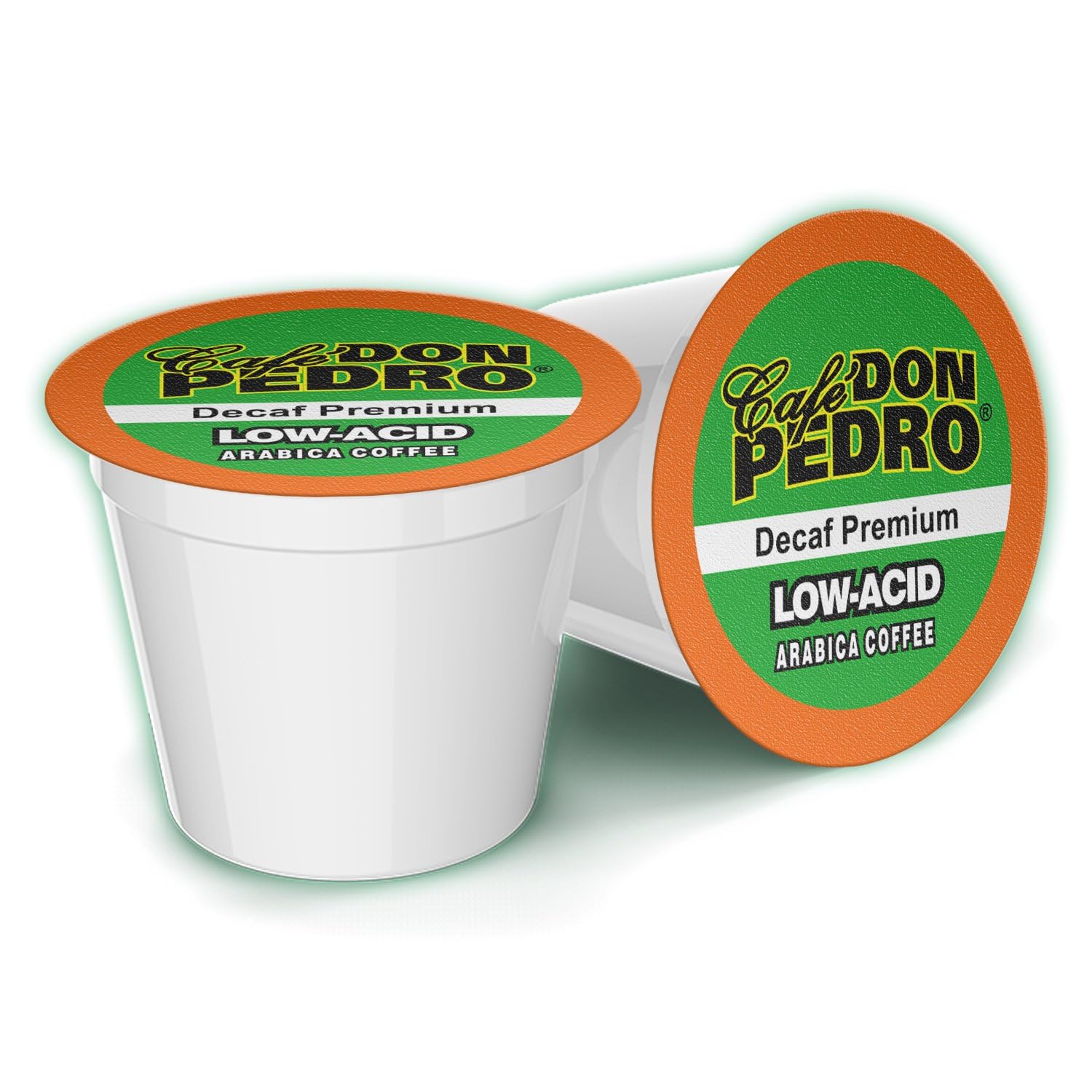 Cafe Don Pedro Decaf Low Acid Coffee Pods for Sensitive Stomach
