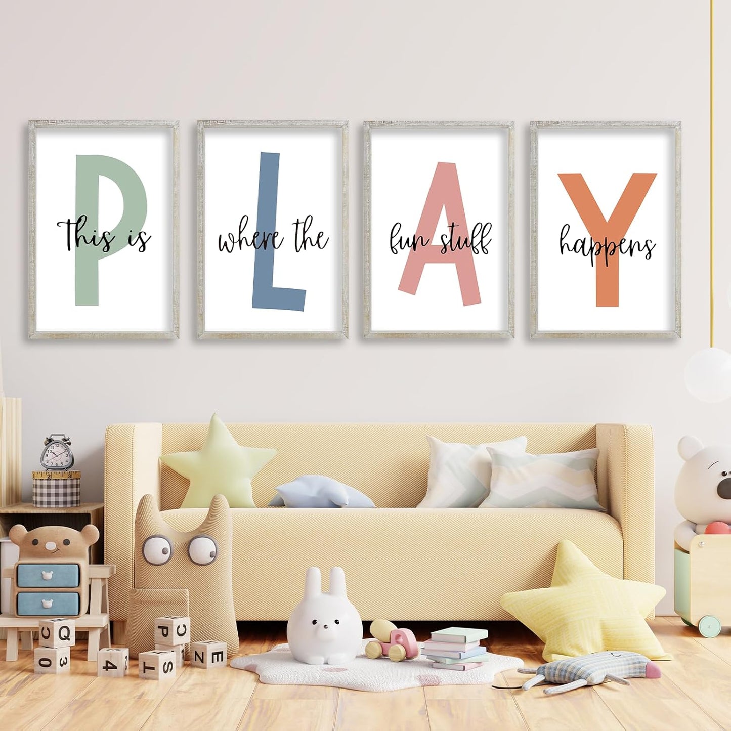 This Is Where The Fun Stuff Happens Kids Playroom Wall Art