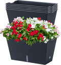 Self Watering Plant Pots Set of 6 for Indoor and Outdoor Use