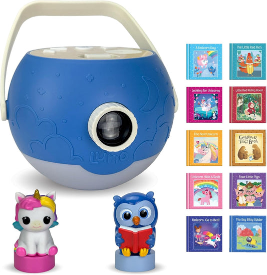 Kids Book Projector with Unicorn Stories & Classic Tales