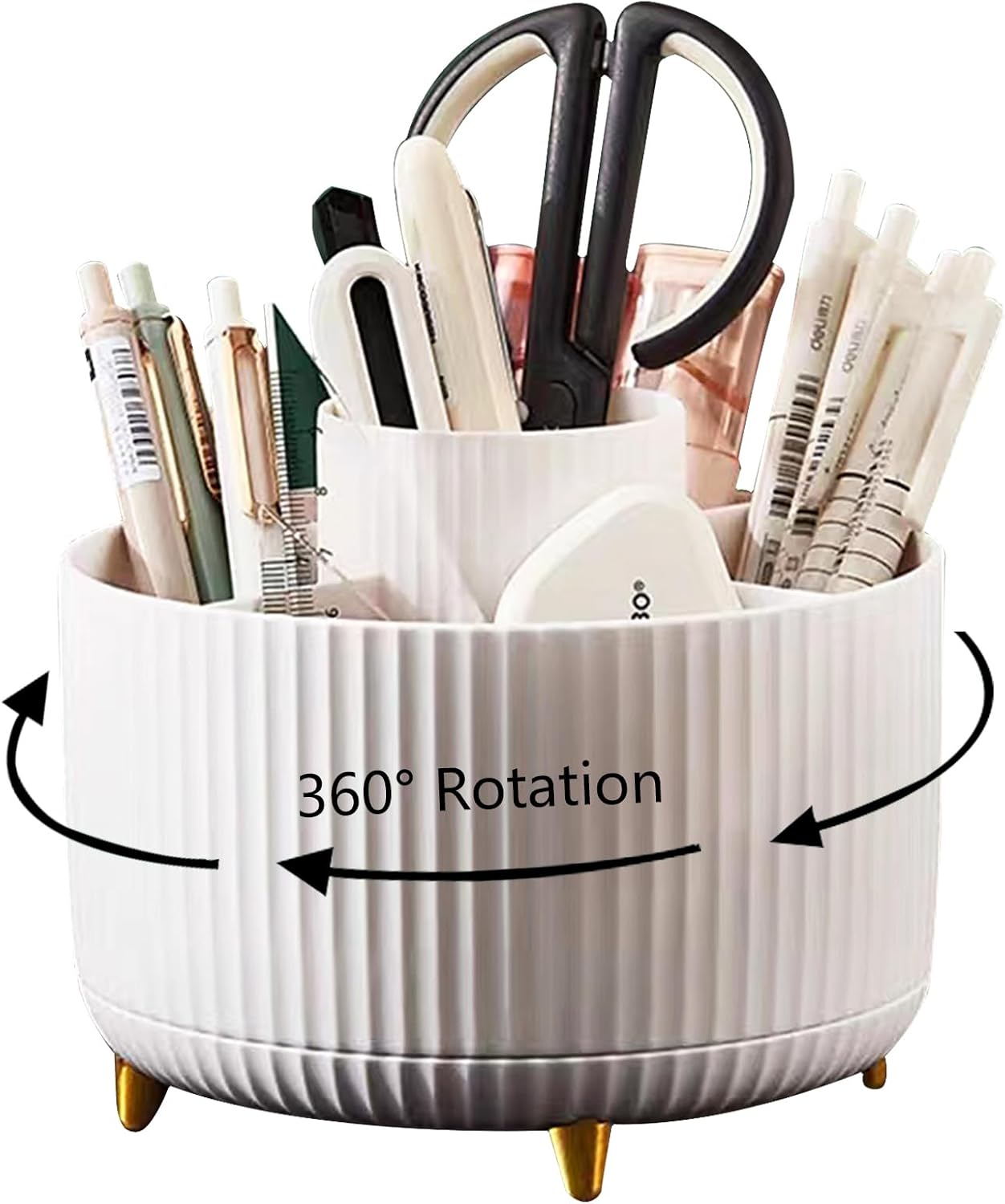 360 Rotating Pencil Holder - Desk Organizer