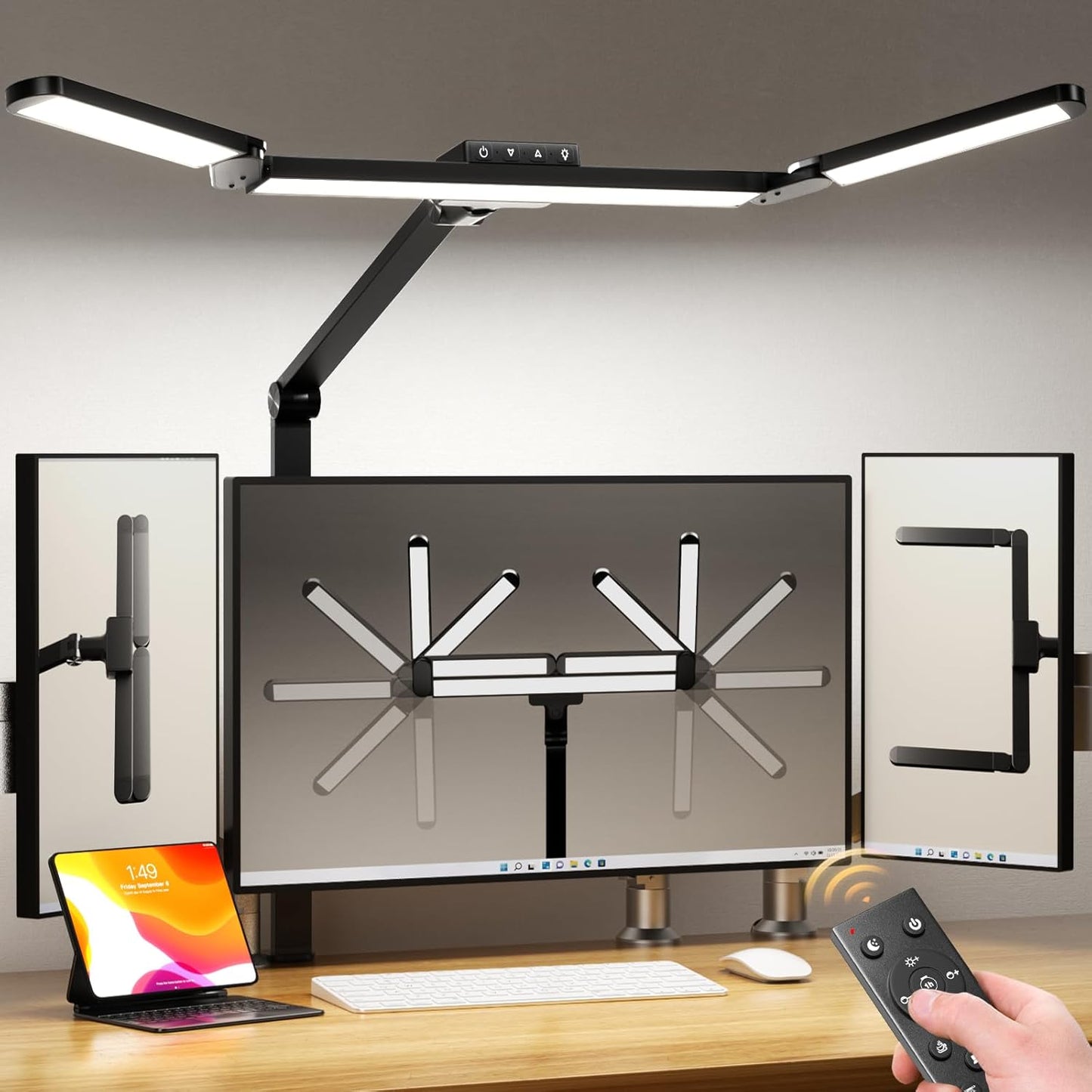 Remote-Controlled Ultra-Bright LED Desk Lamp by Airlonv