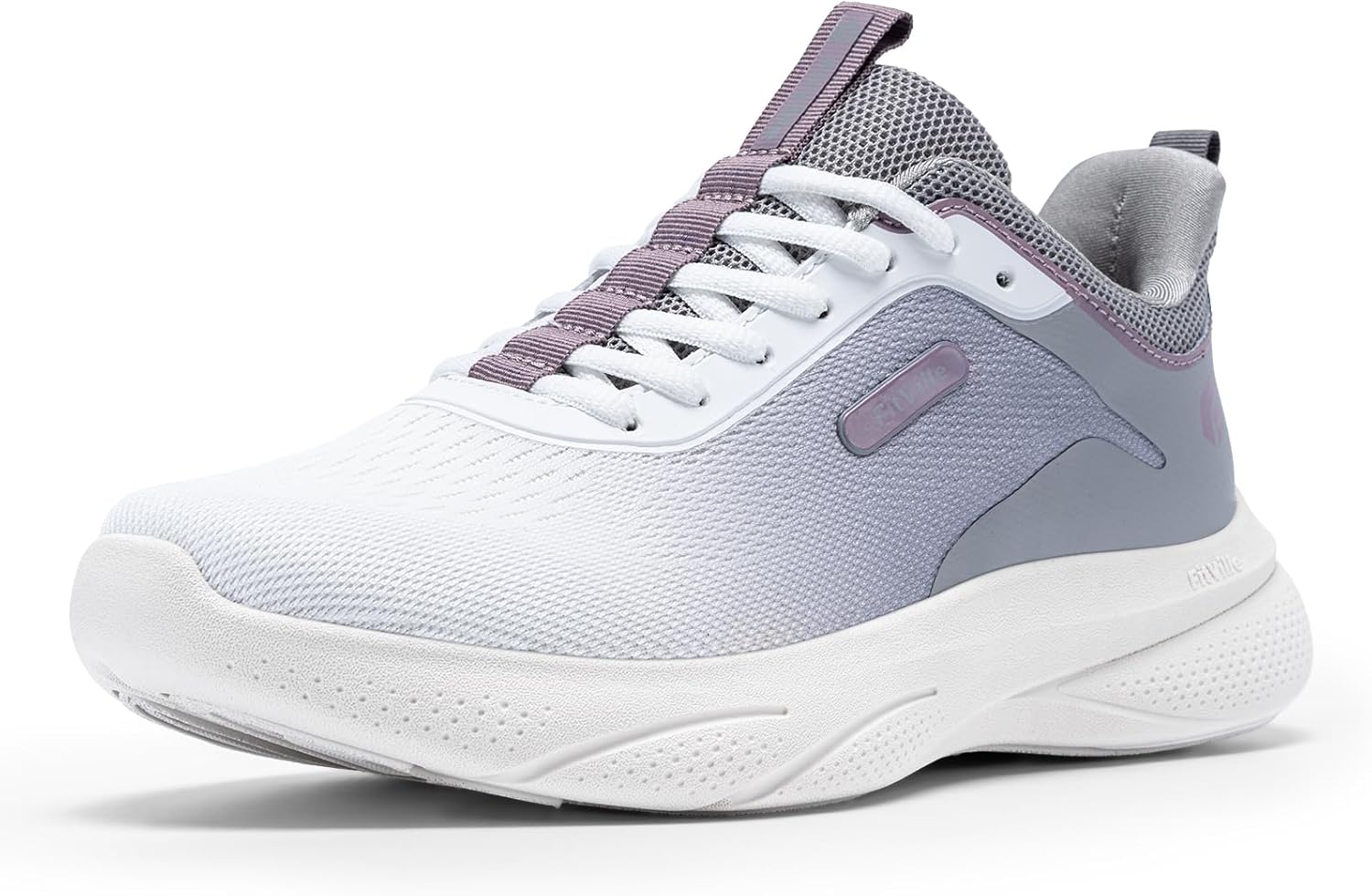 FitVille Extra Wide Shoes for Women - Comfortable Slip On Sneakers