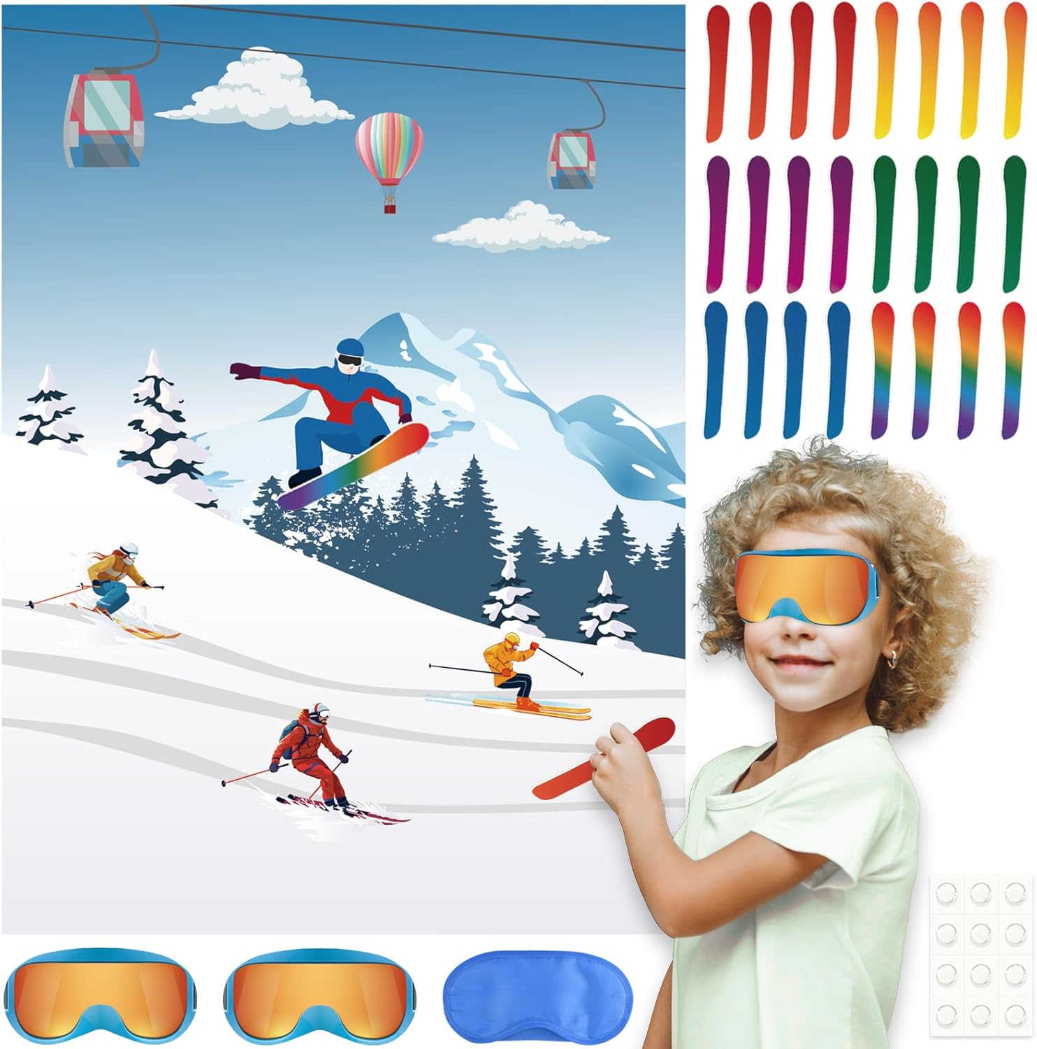 PLULON Snow Ski Party Game: Fun Winter Activity!