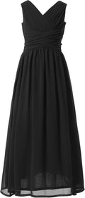 Long Chiffon Junior Bridesmaid Dress - Age 7-18 Formal Wear