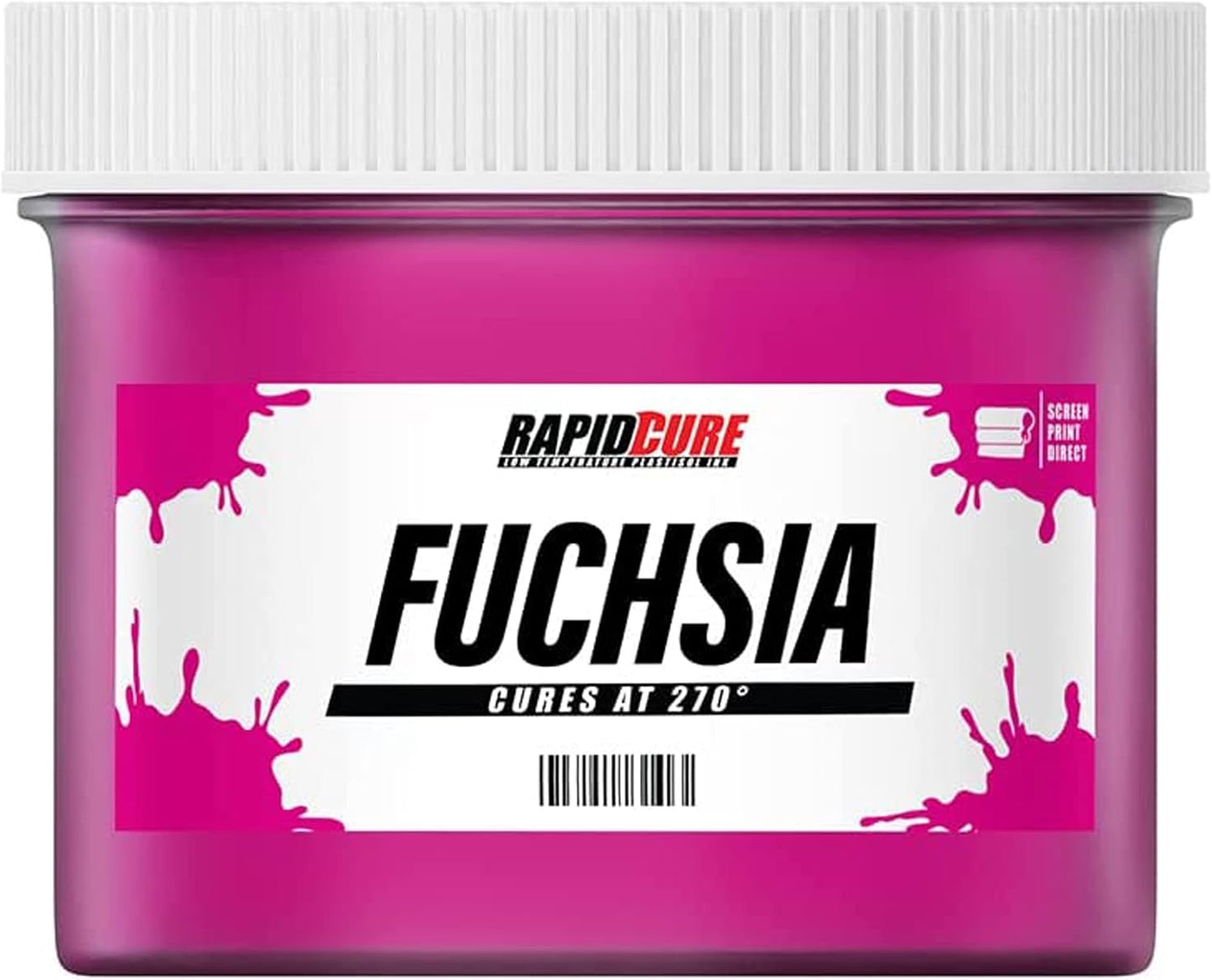 Rapid Cure Screen Printing Ink Fuchsia - Easy to Use and Versatile