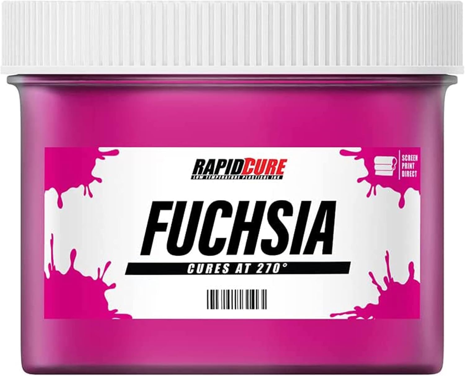 Rapid Cure Screen Printing Ink Fuchsia - Easy to Use and Versatile