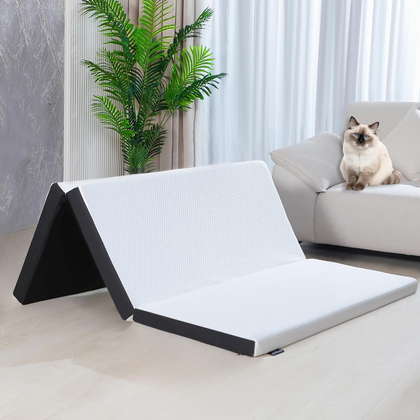3 inch Single Folding Mattress Topper for Comfort and Support
