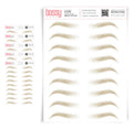 5 Pack of Natural-Looking Waterproof Eyebrow Tattoos for Easy Use