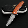 AUBEY Damascus Pocket Knife with VG10 Core for Outdoor Use