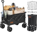 Beach Wagon Cart 113L Folding Beach Wagon - Big Wheels for Sand