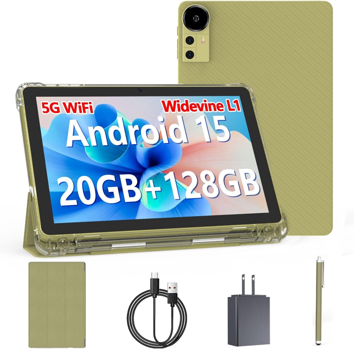 Android 15 Tablet with 20GB RAM and 128GB ROM for All Needs