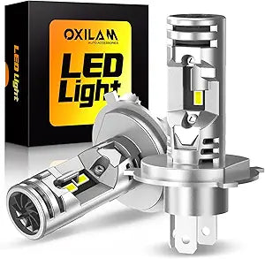 OXILAM 2024 Upgraded H4 9003 LED Bulb for Superior Brightness