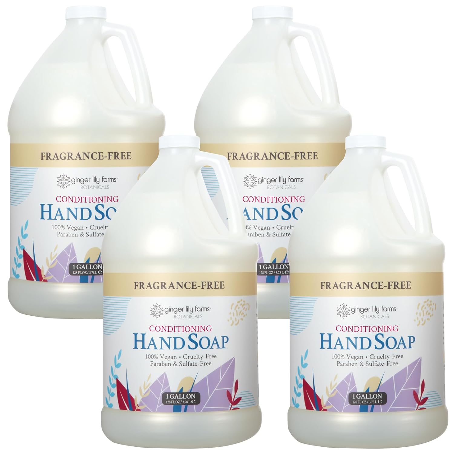 Ginger Lily Farms Fragrance-Free Hand Soap Refill for All Uses