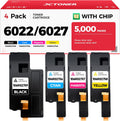 6022 6027 Toner Cartridge Set 4-Pack for Xerox Printers