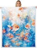 Feelyou Goldfish Fleece Throw Blanket 50in x 60in - Cozy Sherpa Throw
