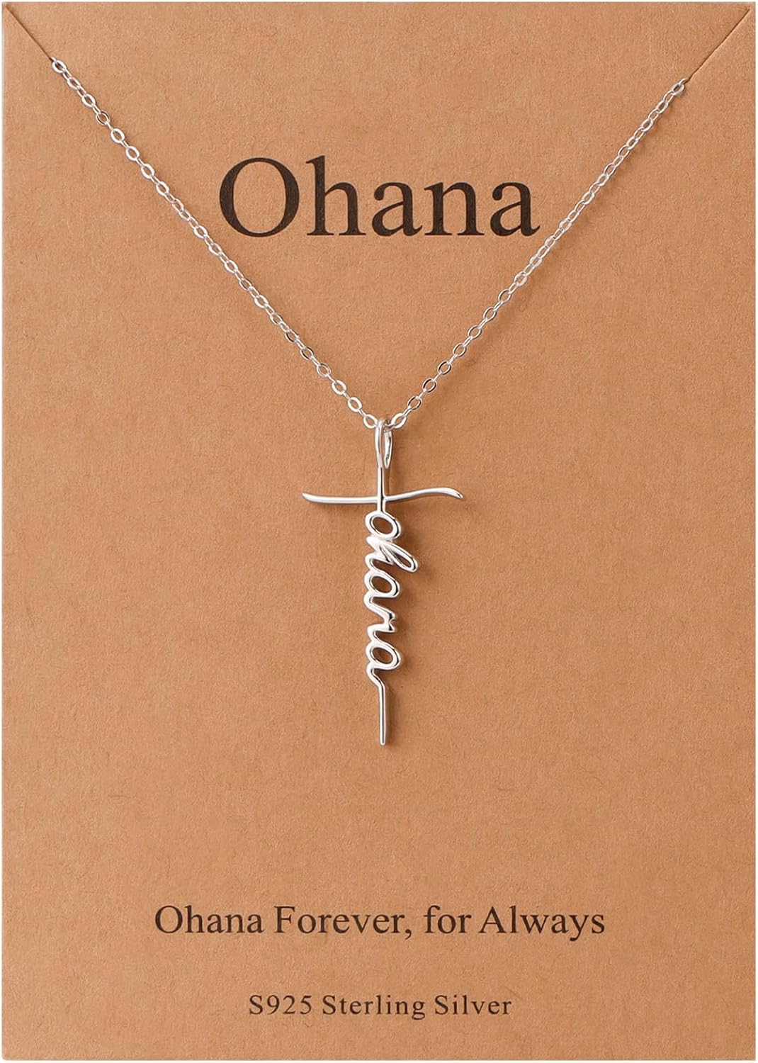 Lcherry Faith Cross Pendant Necklace for Women - Religious Gift