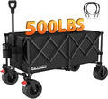 42ft L Collapsible Foldable Wagon 500LB Capacity - Large Utility Cart