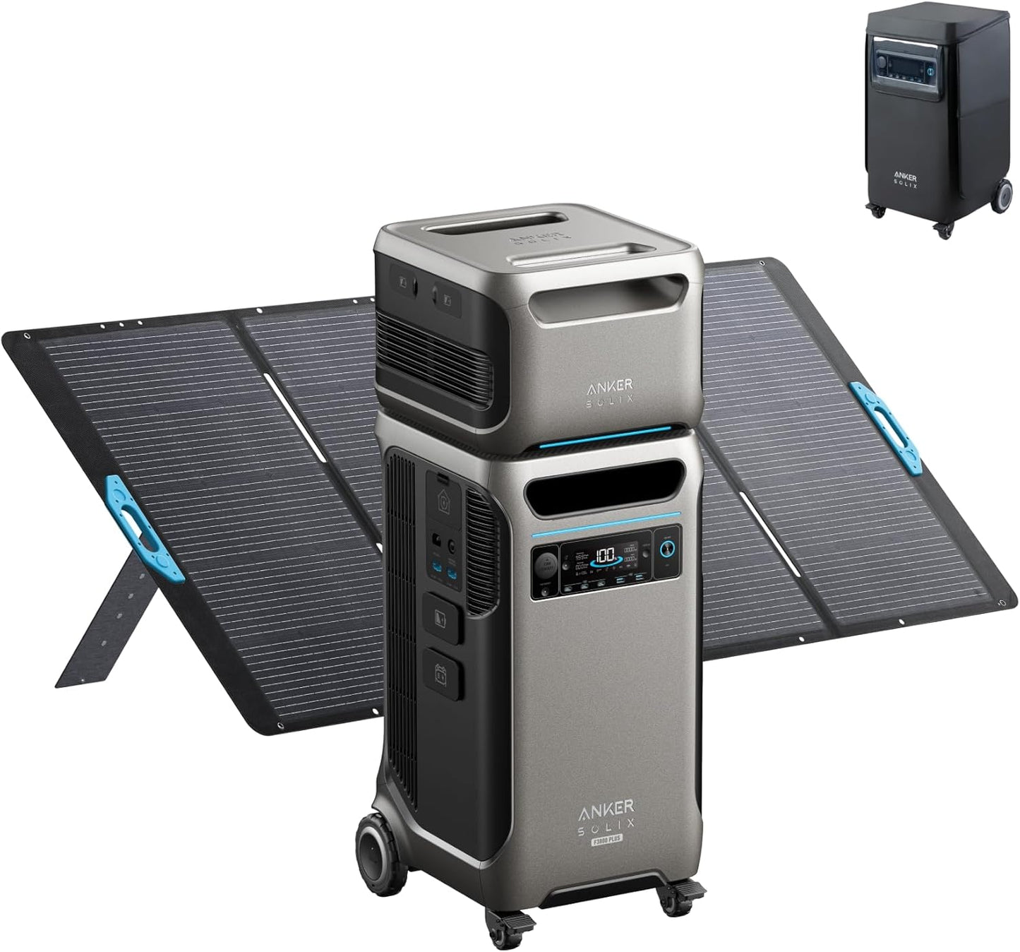 Anker SOLIX F3800+: Portable Power Station Bundle