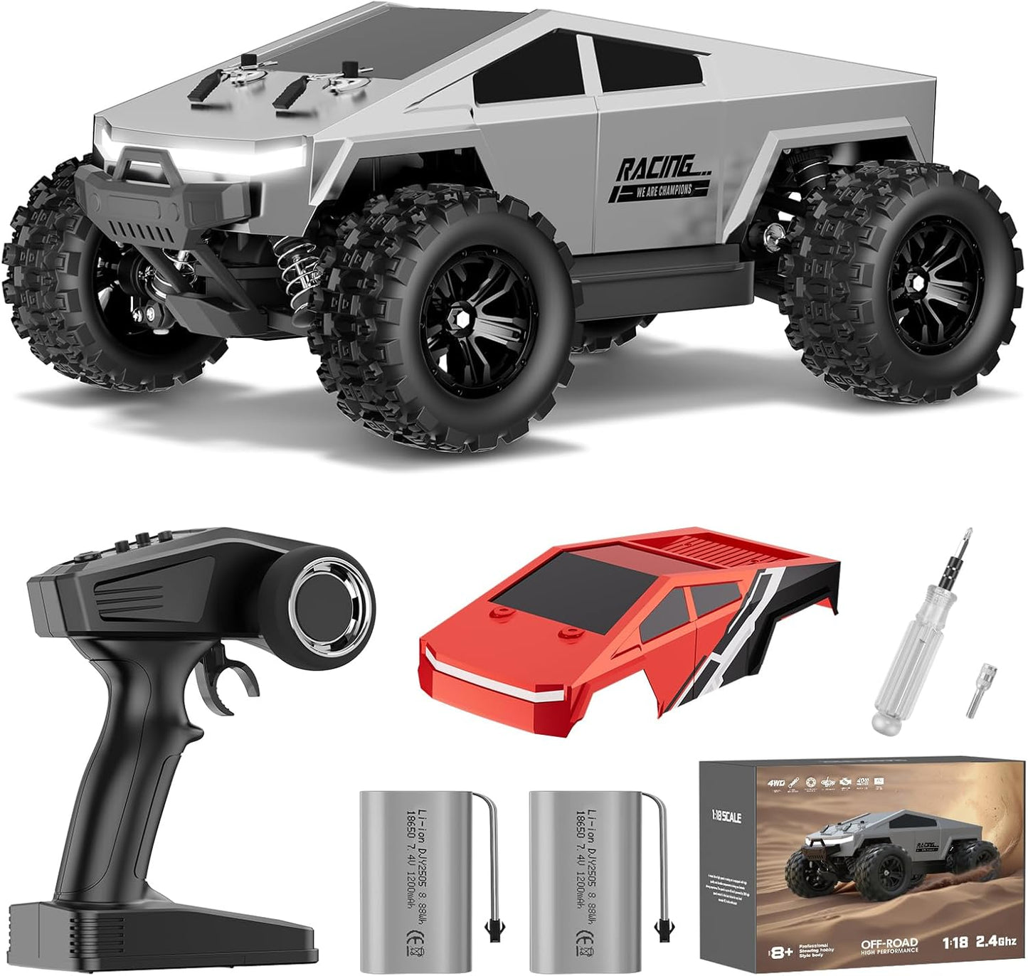 WayEee 1:18 Fast RC Car - 40 KPH High Speed Off-Road Fun