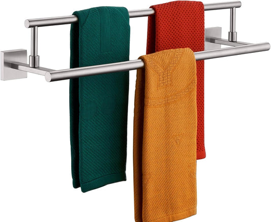 KOKOSIRI 24-Inch Double Towel Bars for Modern Bathroom Design