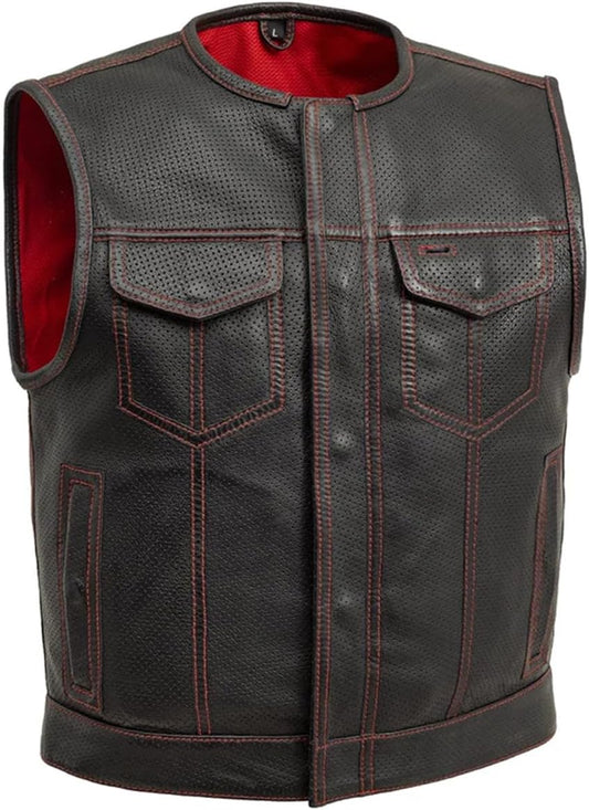 Lowside Mens Motorcycle Biker Riding Vest for Hot Weather