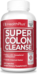 Super Colon Cleanse 120 Day Supply Gentle Gut Detox - 480 Capsules