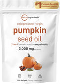 Pumpkin Seed Oil with Saw Palmetto for Prostate Health