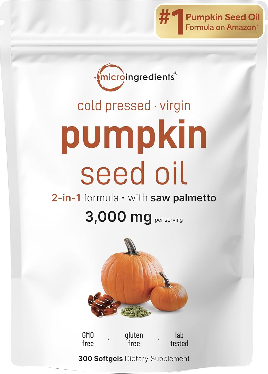 Pumpkin Seed Oil with Saw Palmetto for Prostate Health