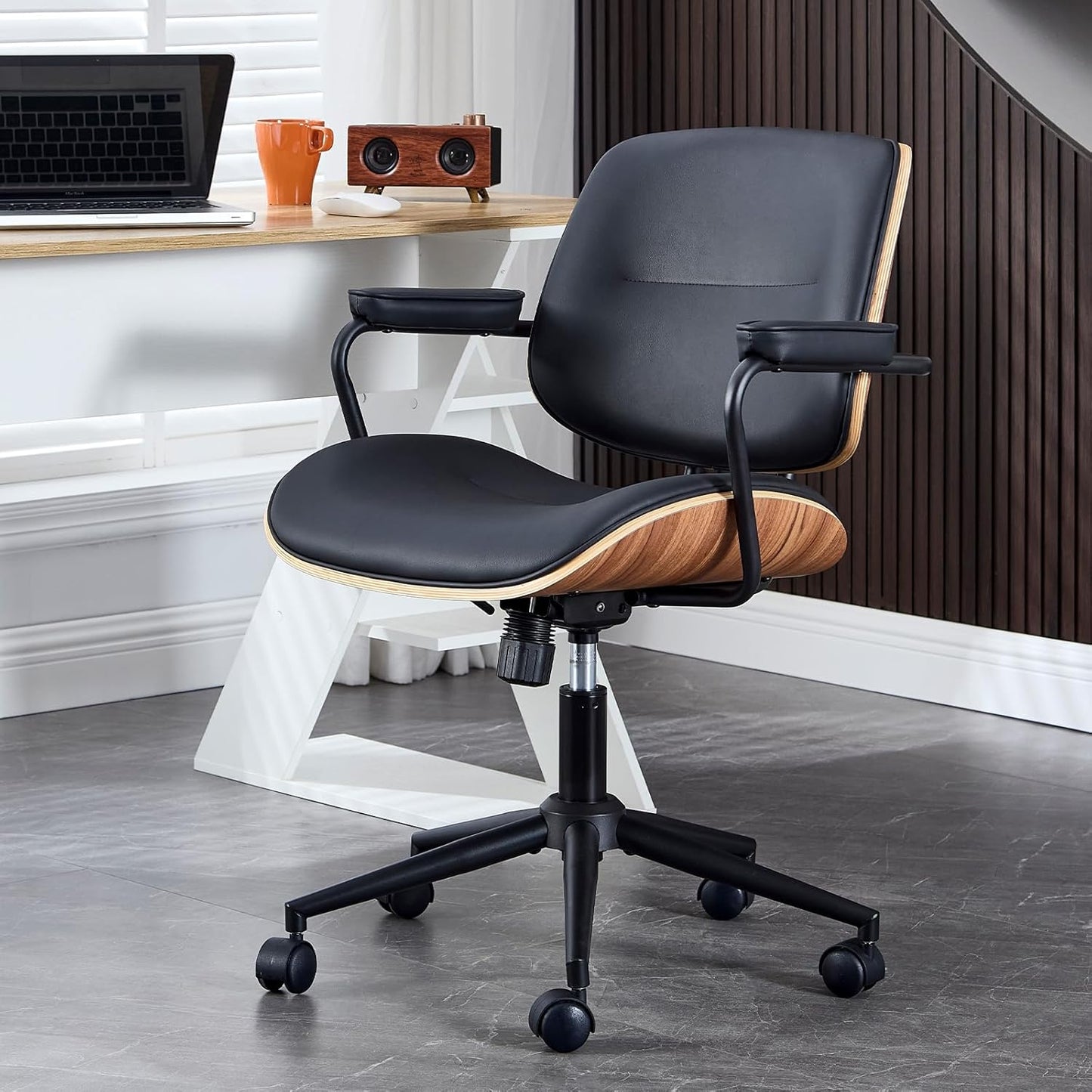 BV Mid Century Modern Office Chair - Stylish & Adjustable