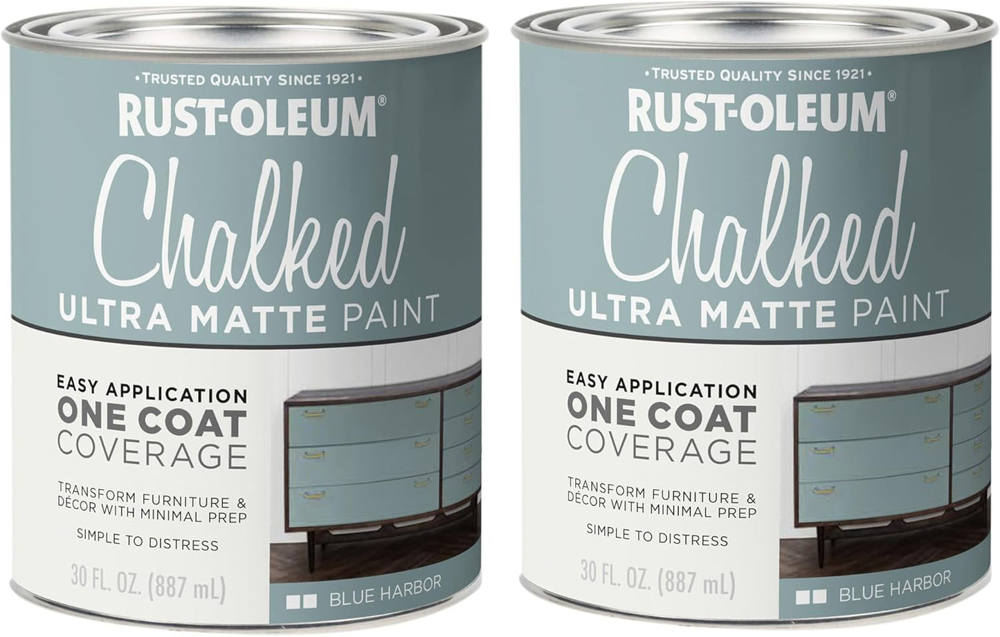 Rust-Oleum Harbor Blue Chalked Ultra Matte Paint for DIY Projects