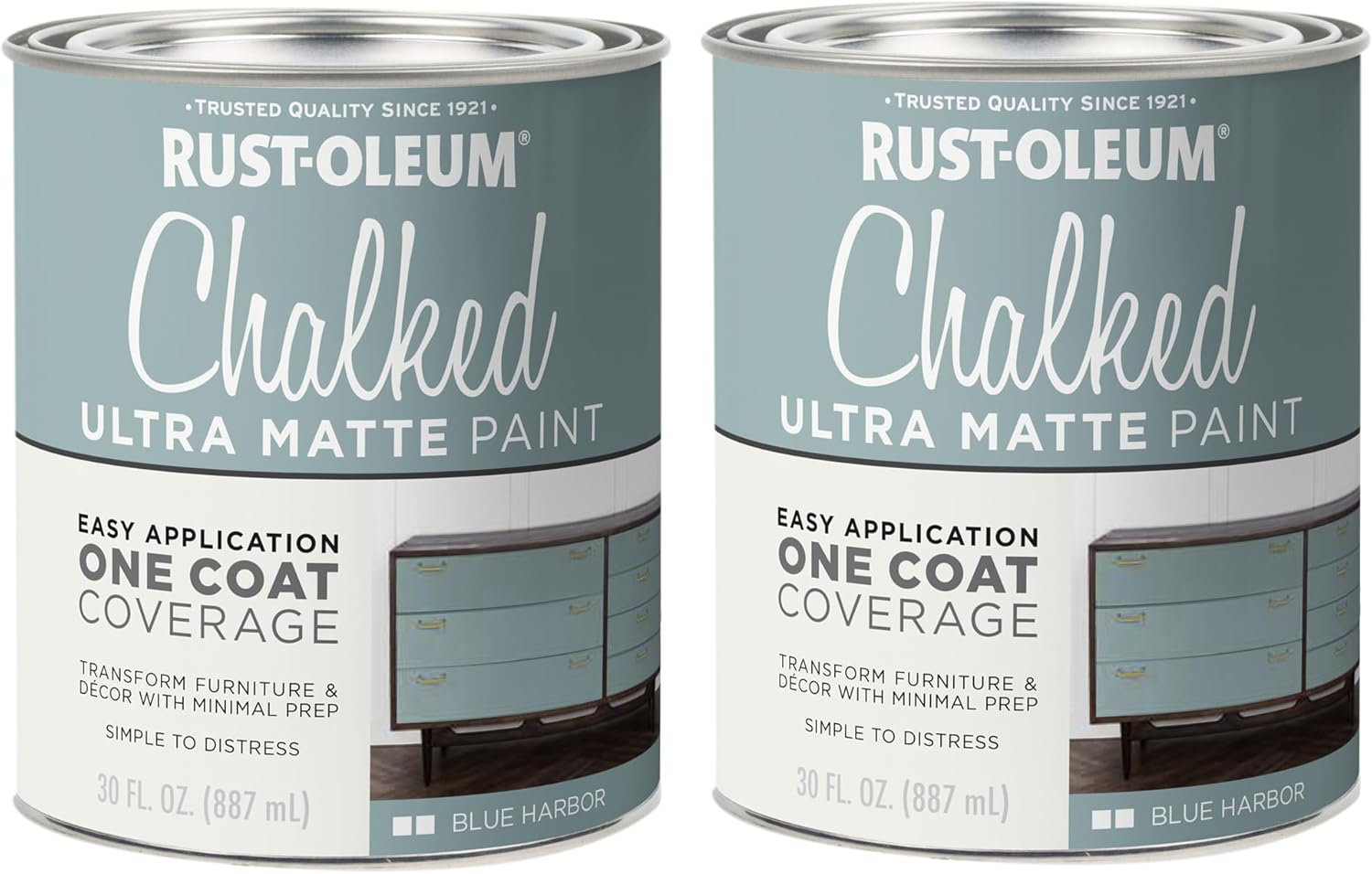 Rust-Oleum Harbor Blue Chalked Ultra Matte Paint for DIY Projects