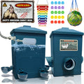 Chicken Feeder and Float-Controlled Waterer Set - Automatic Feed