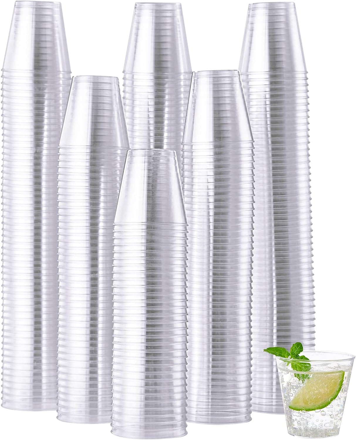 JOLLY CHEF 1000 Plastic Shot Glasses for Every Celebration