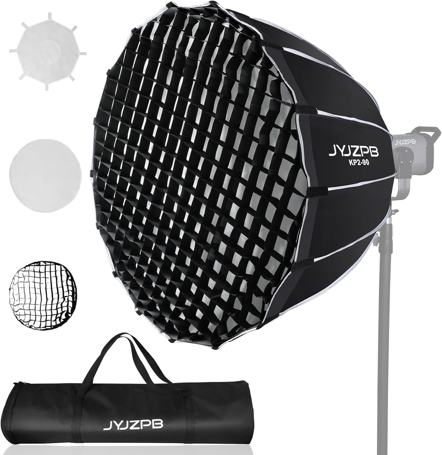 JYJZPB 35.4in Parabolic Softbox for Professional Photography