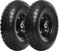 13 Inch 4.00-6 Pneumatic Replacement Wheel 5/8 in Bearing - Durable