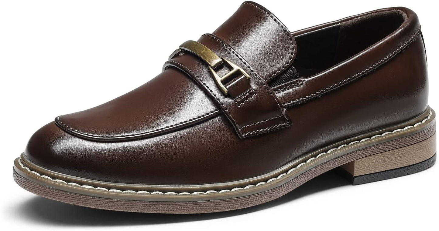 Bruno Marc Boys Dress Slip-on Penny Loafer for Young Gentlemen