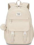School Backpack for Teens Large Corduroy Bookbag 17.3 in Laptop Bag