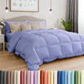King Size Lavender Alternative Down Comforter - Warm, Lightweight