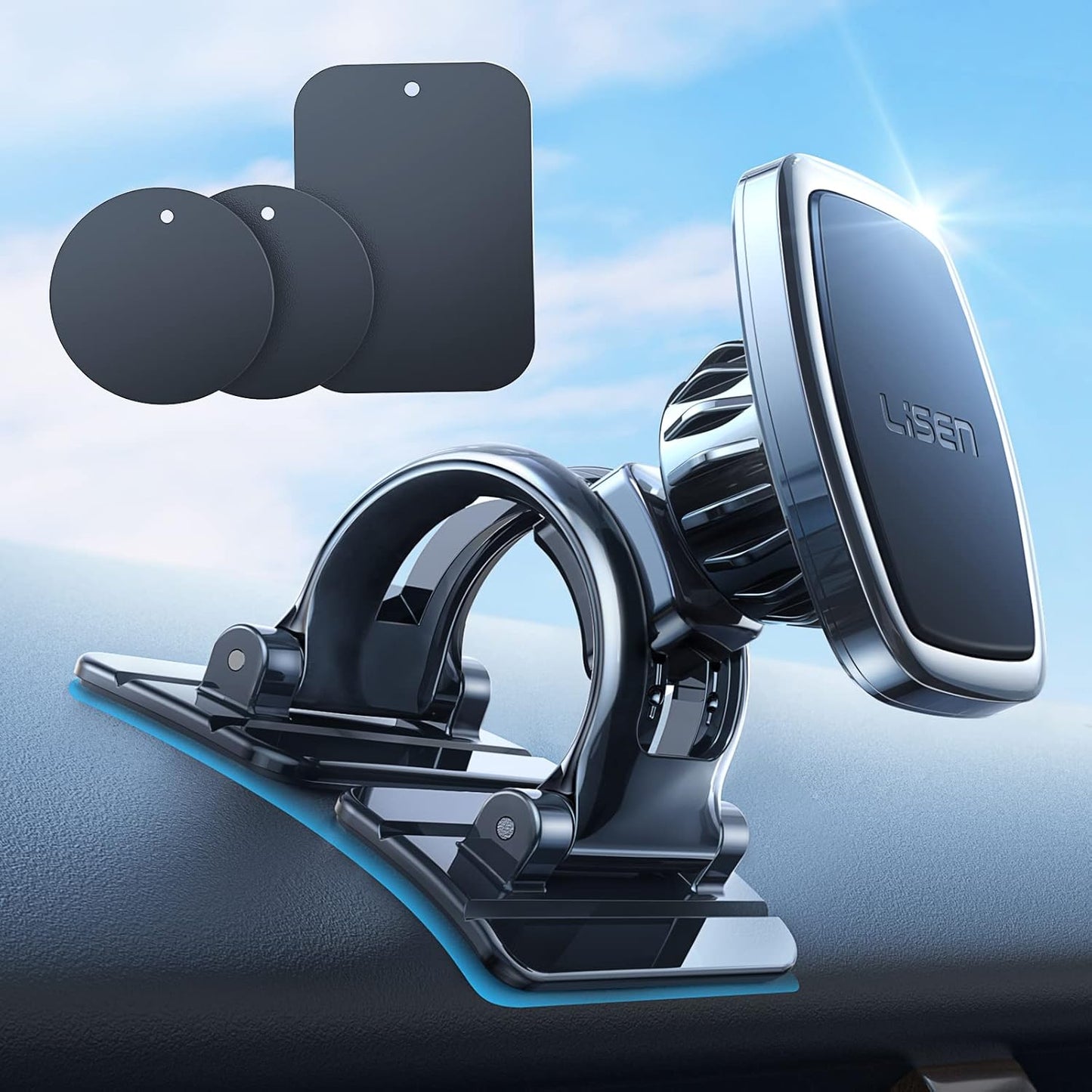 Strong Hold: LISEN Magnetic Car Phone Mount