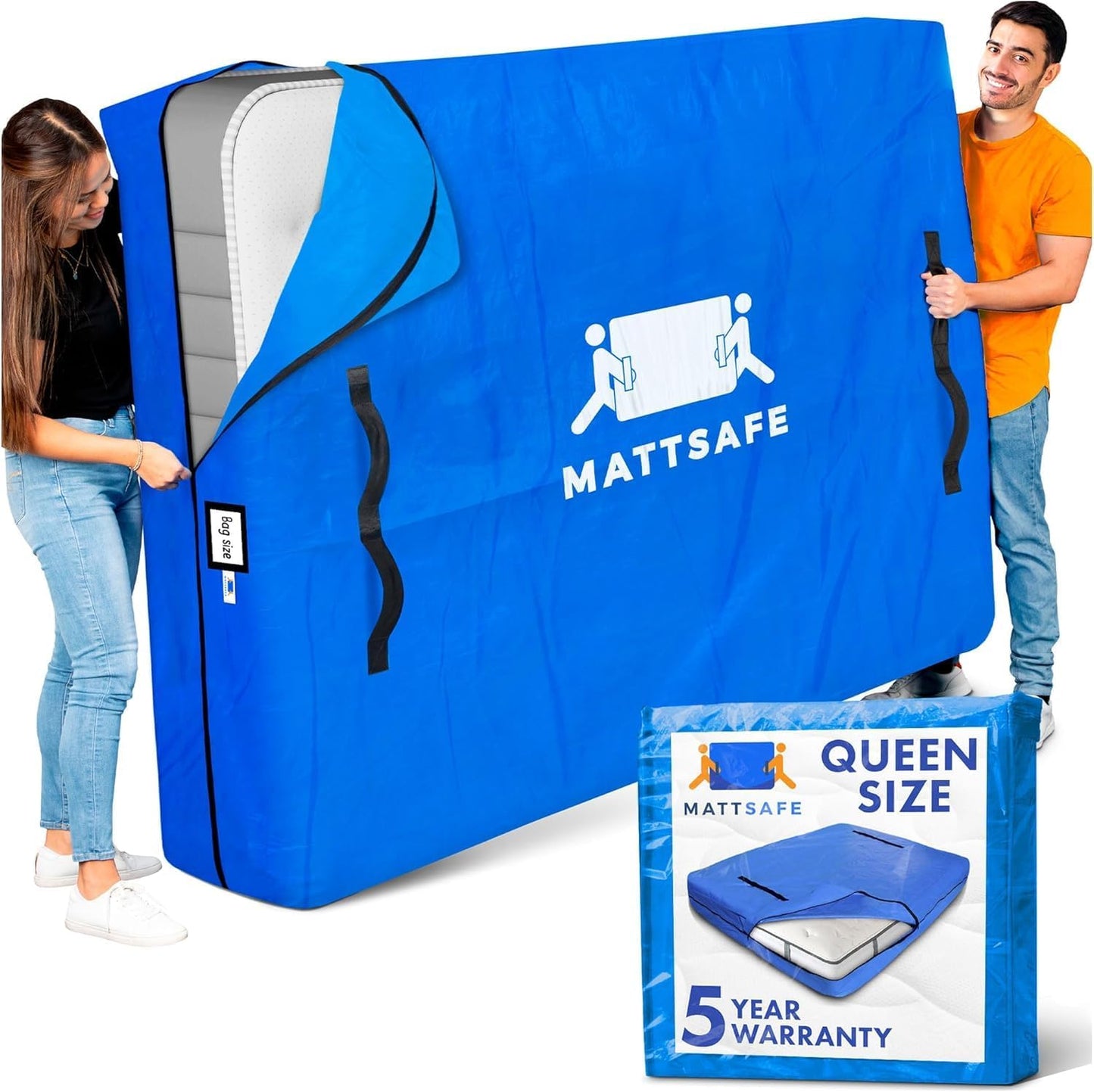 Nordic Elk Mattress Bags for Moving and Storage - Heavy Duty