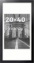 Annecy 20x40 Frame Black - Classic Large Picture Frame for Walls