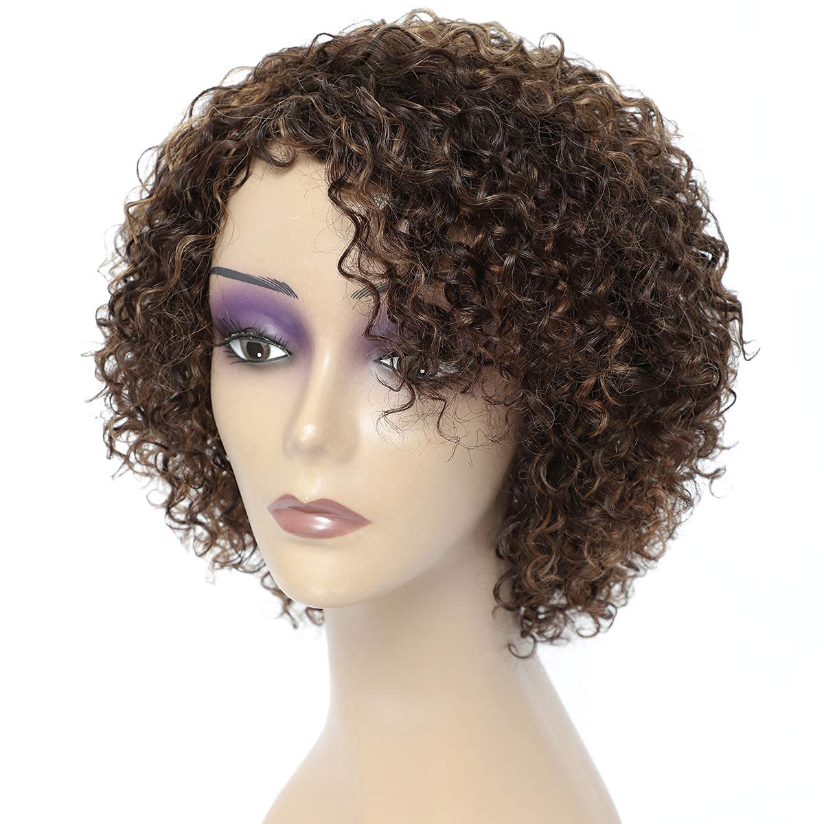Kinky Curly Short Wigs for Black Women - Natural Look & Comfort