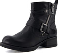 Dunes Womens Max Moto Boot, Wide Widths Available - Comfortable All
