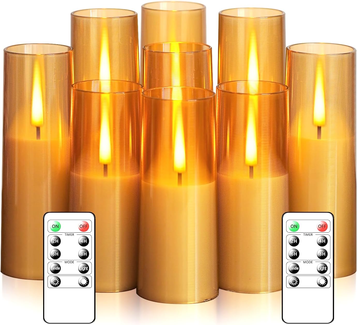 Flickering Flameless Candles with Remote for Home Decor