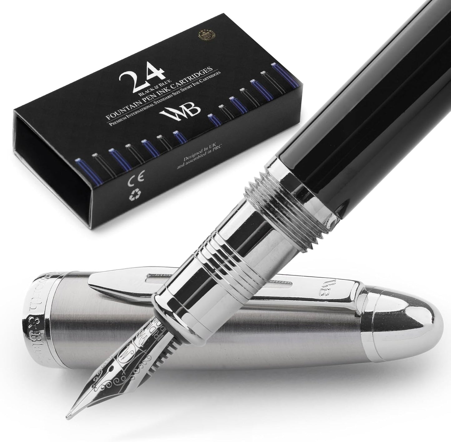 Majesti Fountain Pen Set - Elegant Calligraphy Writing Tool